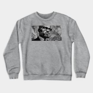 Malcolm X Art Crewneck Sweatshirt